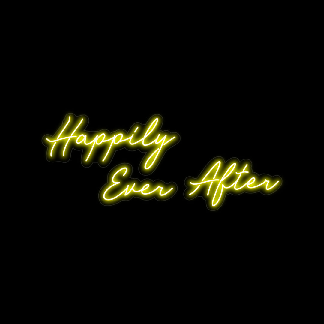 Happily Ever After Neon Sign LED Light