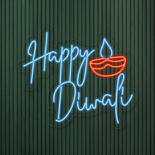 Happy Diwali Neon Light