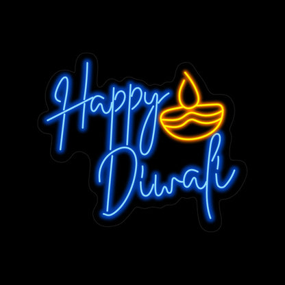 Happy Diwali Neon Light