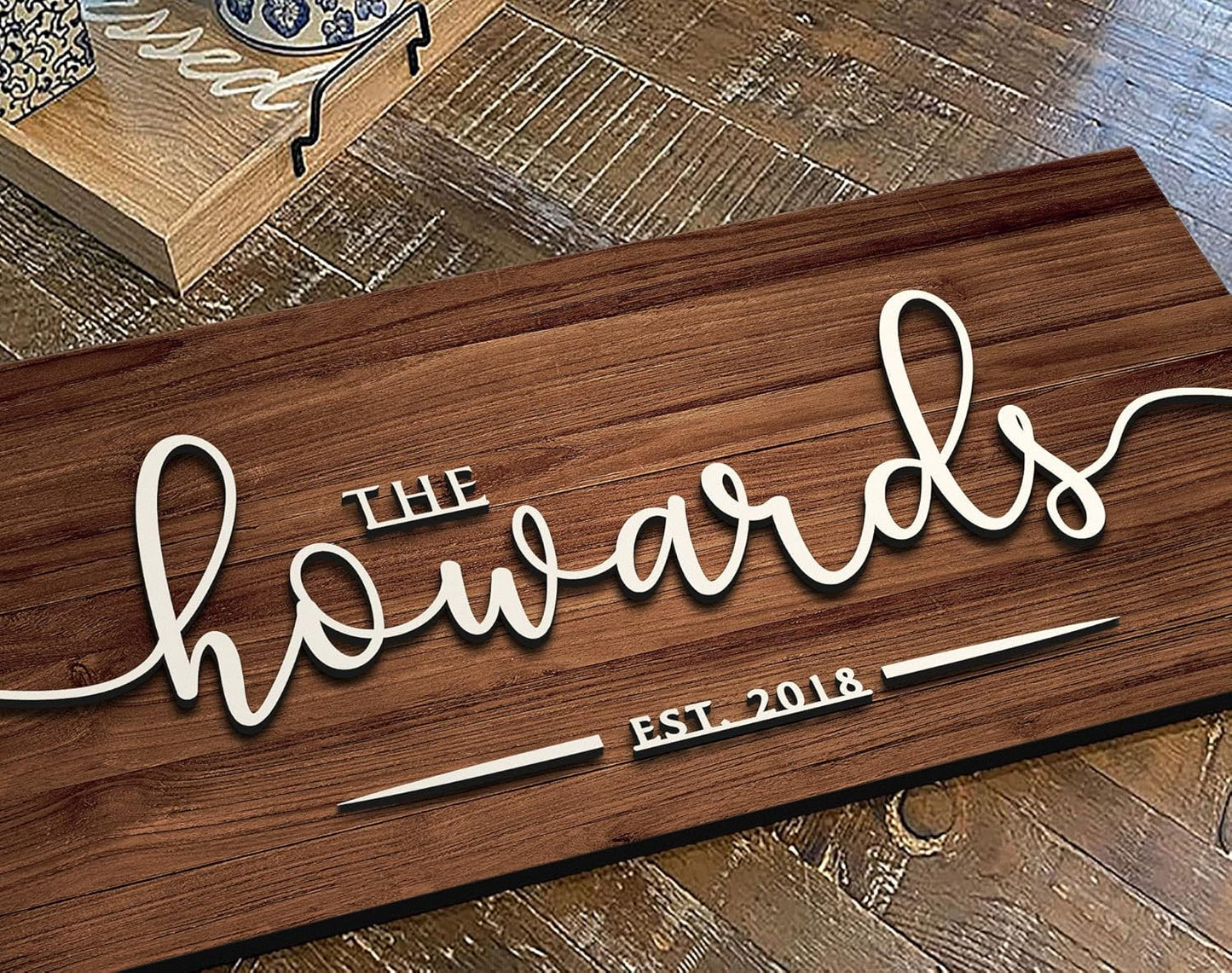 MustHome | Name Plate For Home, Office & Outdoor Entrance | 15X30 cm