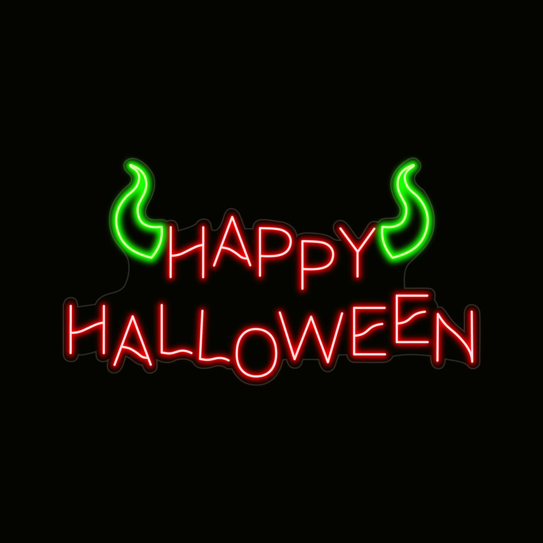 Happy Halloween Neon Sign LED Light