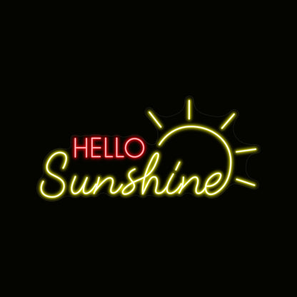 Hello Sunshine Neon Sign