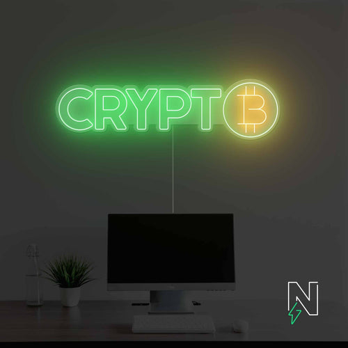 Crypto Neon Sign
