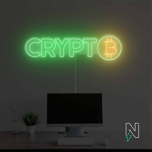 Crypto Neon Sign