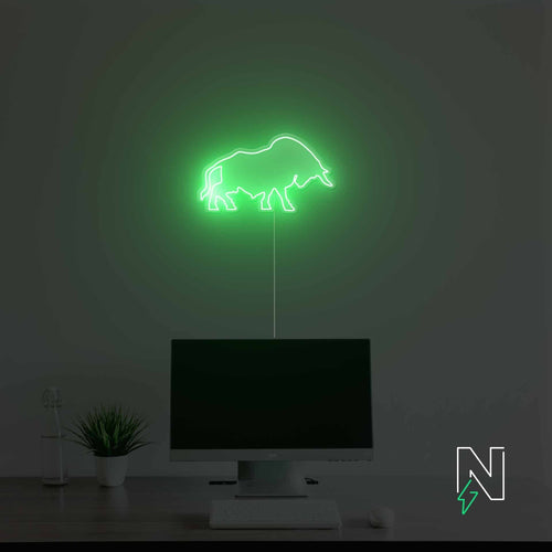 Bull Neon Sign