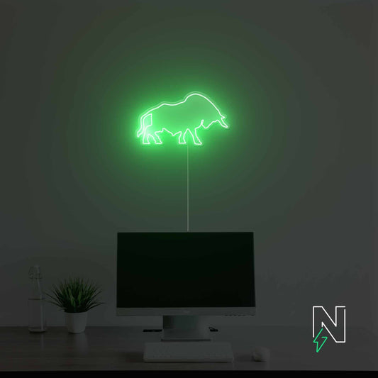 Bull Neon Sign