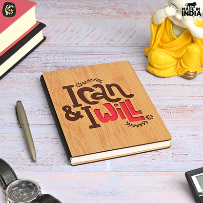 Diary, Bamboo Bottle and Pen | Eco-Friendly New Year Hamper | Perfect For Corporate Gift