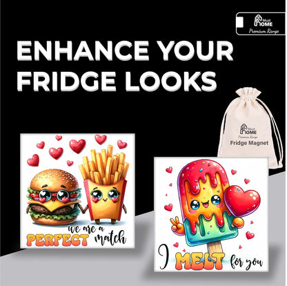 MustHome Fridge Magnet | Magnet Refrigerator Stylish | Almirah|8 x 8cm