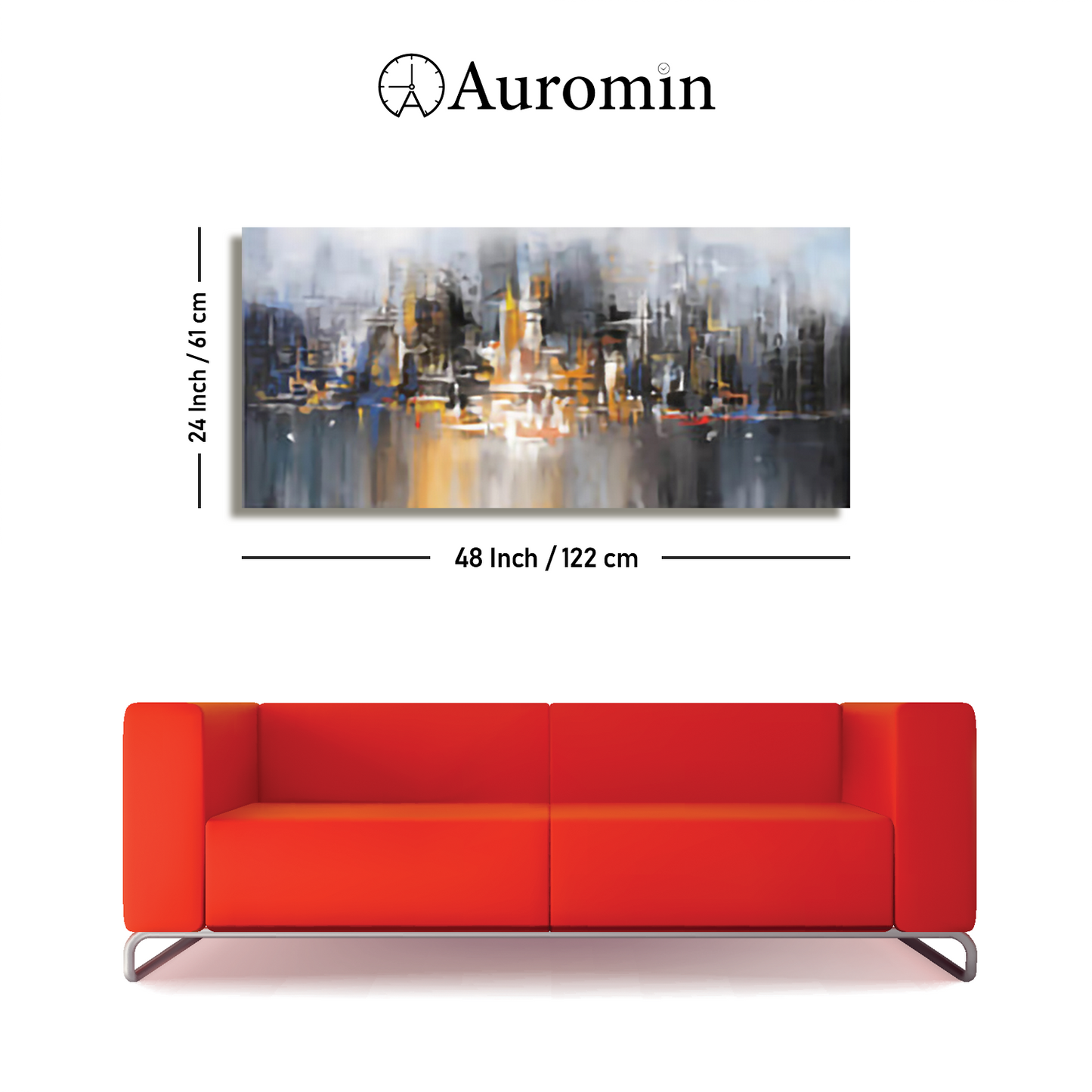 Millennium Cityscape Canvas Wall Painting