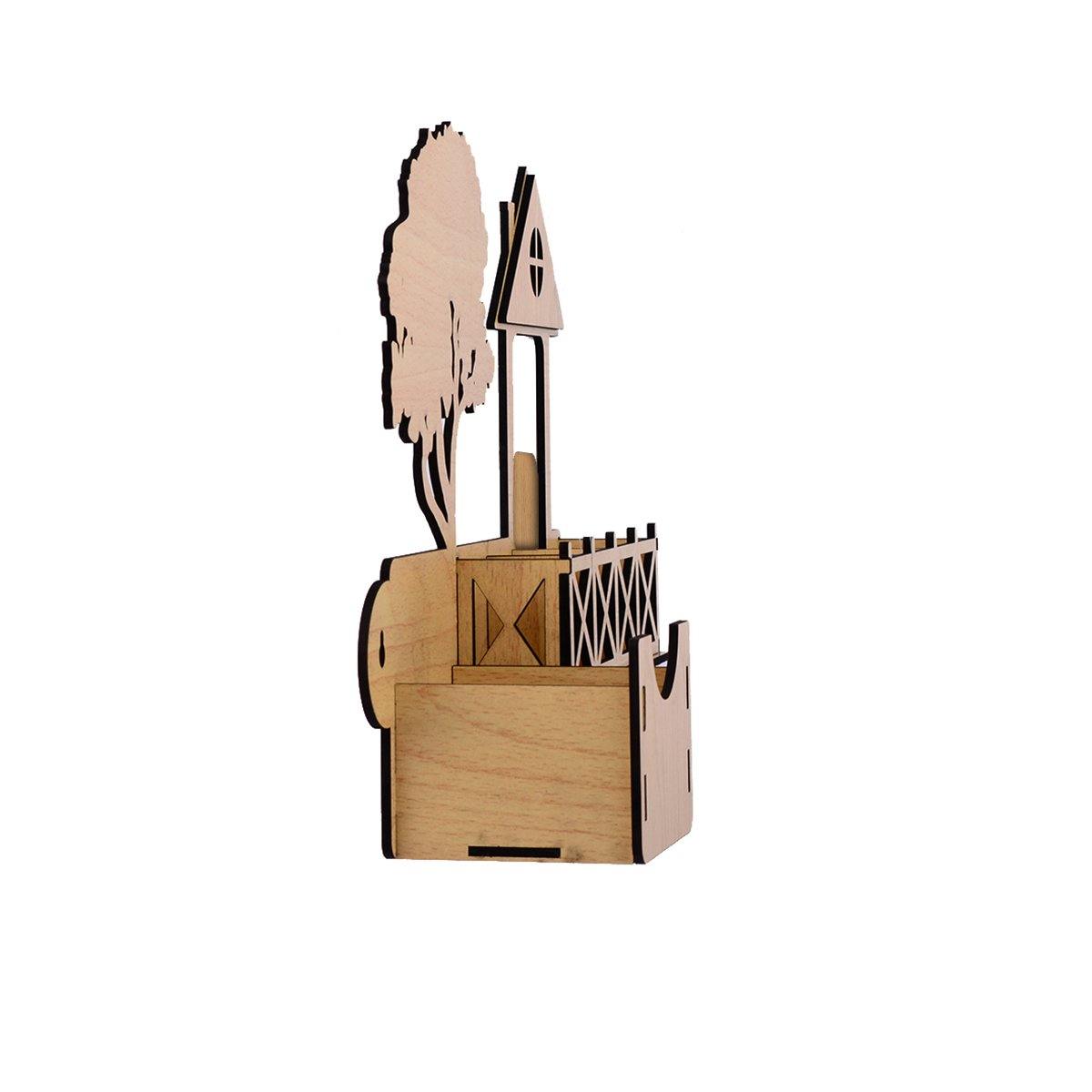 Wooden key holder with Photo Frame