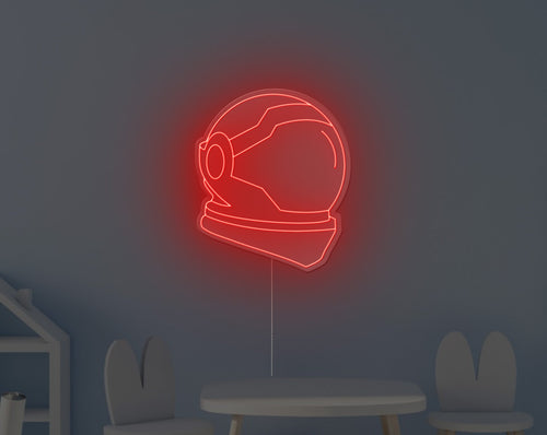 Space Helmet Neon Sign