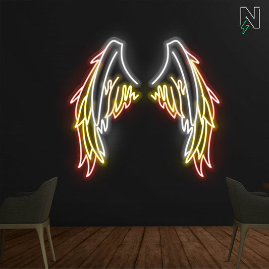 Gladiator Wings Neon Sign