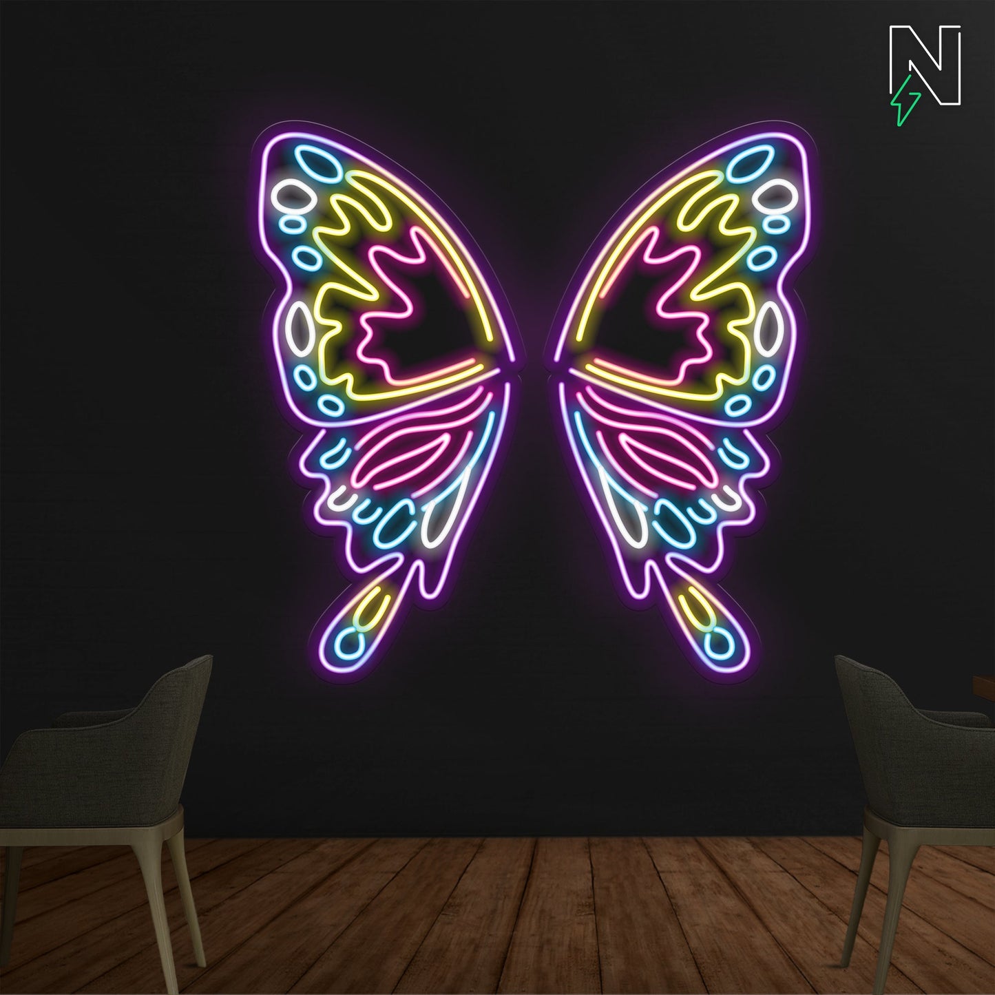 Lumi Butterfly Wings Neon Sign