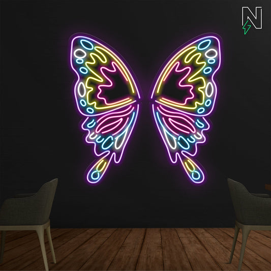 Lumi Butterfly Wings Neon Sign