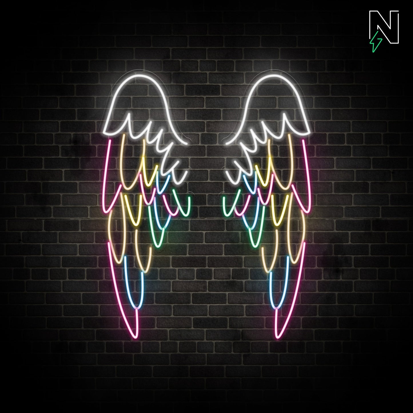Infinity Wings Neon Sign