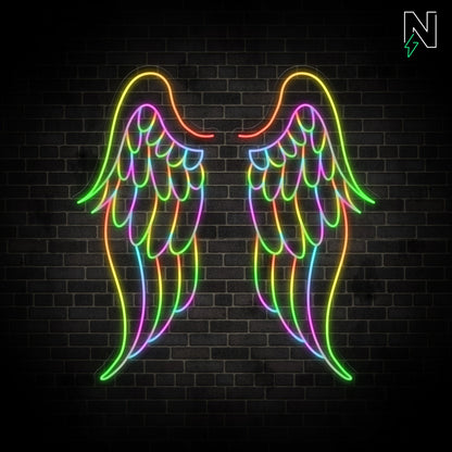Mighty Wings FloRo Sign
