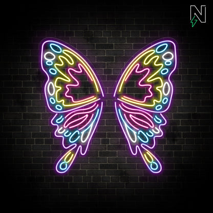 Lumi Butterfly Wings Neon Sign