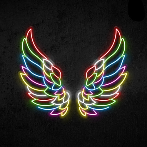 Paradise Wings Neon Sign