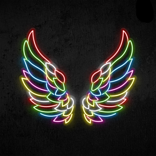 Paradise Wings Neon Sign
