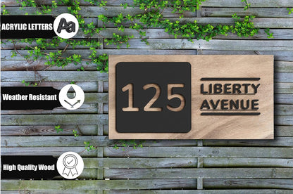 MustHome | Name Plate For Home, Office & Outdoor Entrance | 15X30 cm