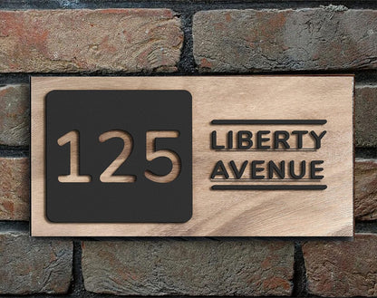MustHome | Name Plate For Home, Office & Outdoor Entrance | 15X30 cm