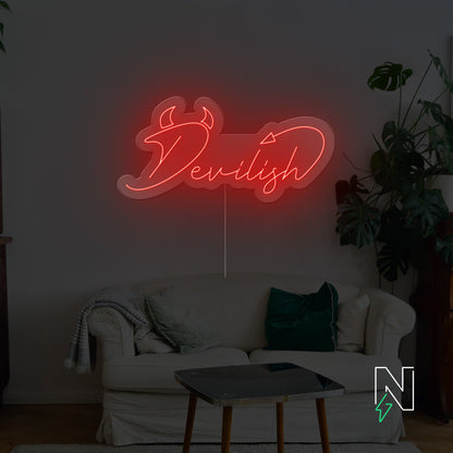Develish Neon Sign