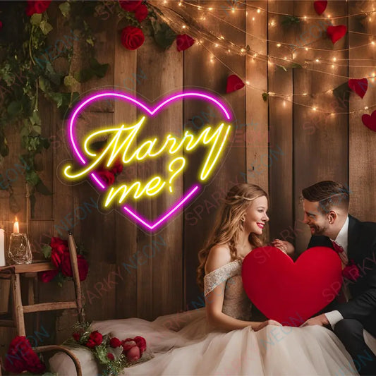 Marry Me Neon Led Light