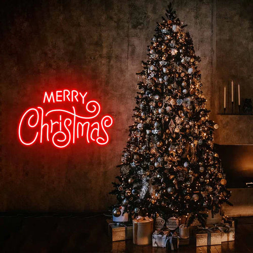 Merry Christmas Neon Sign