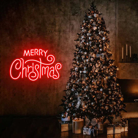 Merry Christmas Neon Sign