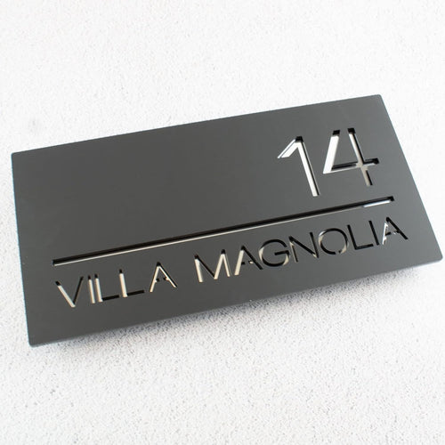 MustHome | Name Plate For Home, Office & Outdoor Entrance | 15X30 cm