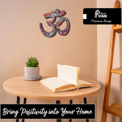 FusionEdge Home Om Mandala Print Showpiece Home Decor Items Table Decor|14L x 6W CM