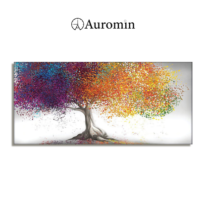 Multiple Color Leaves on tree Canvas Wall Painting