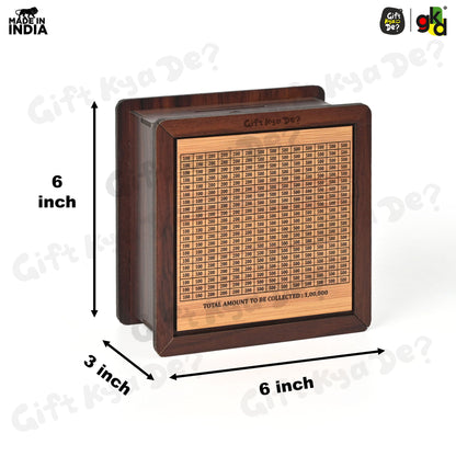 Wooden Piggy Bank | Smart Savings Tracker | Money Box for Kids & Adults (Multiple Variants Available)