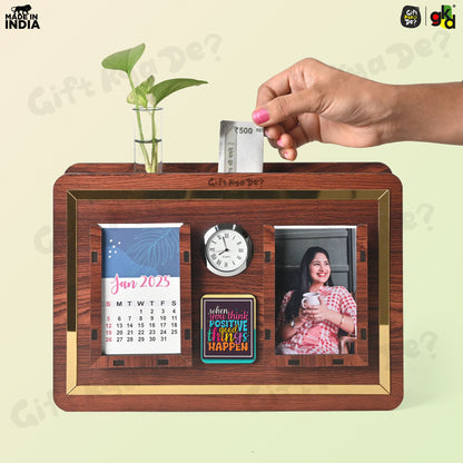 Wooden Piggy Bank | Smart Savings Tracker | Money Box for Kids & Adults (Multiple Variants Available)