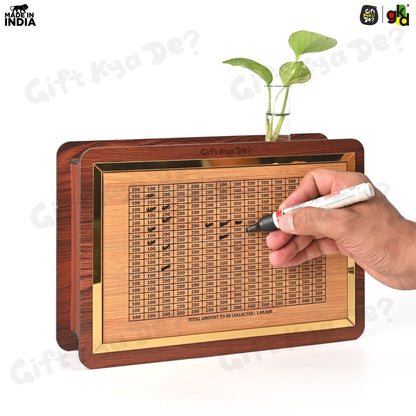 Wooden Piggy Bank | Smart Savings Tracker | Money Box for Kids & Adults (Multiple Variants Available)