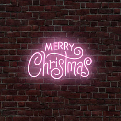 Merry Christmas Neon Sign