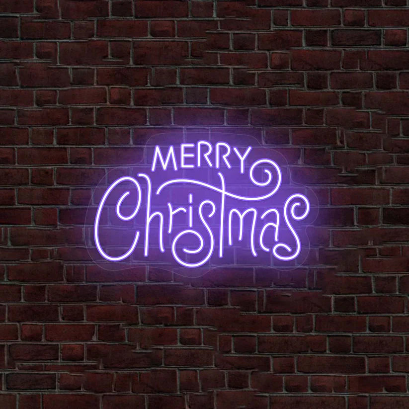 Merry Christmas Neon Sign