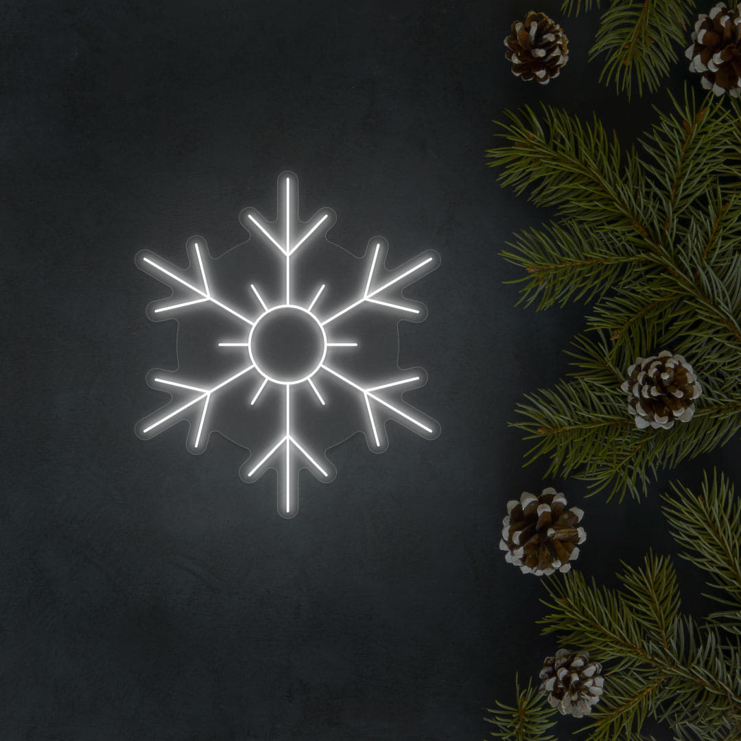 Snowflake Neon Sign