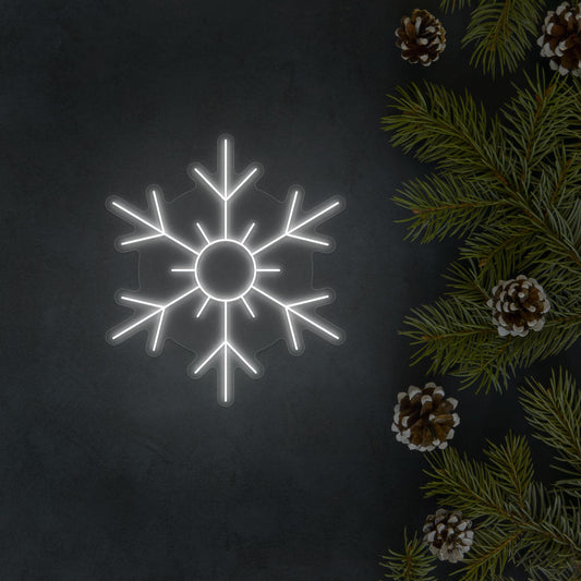 Snowflake Neon Sign