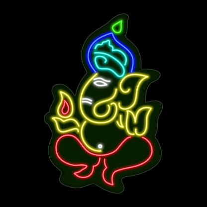 Ganpati Bappa Neon Sign