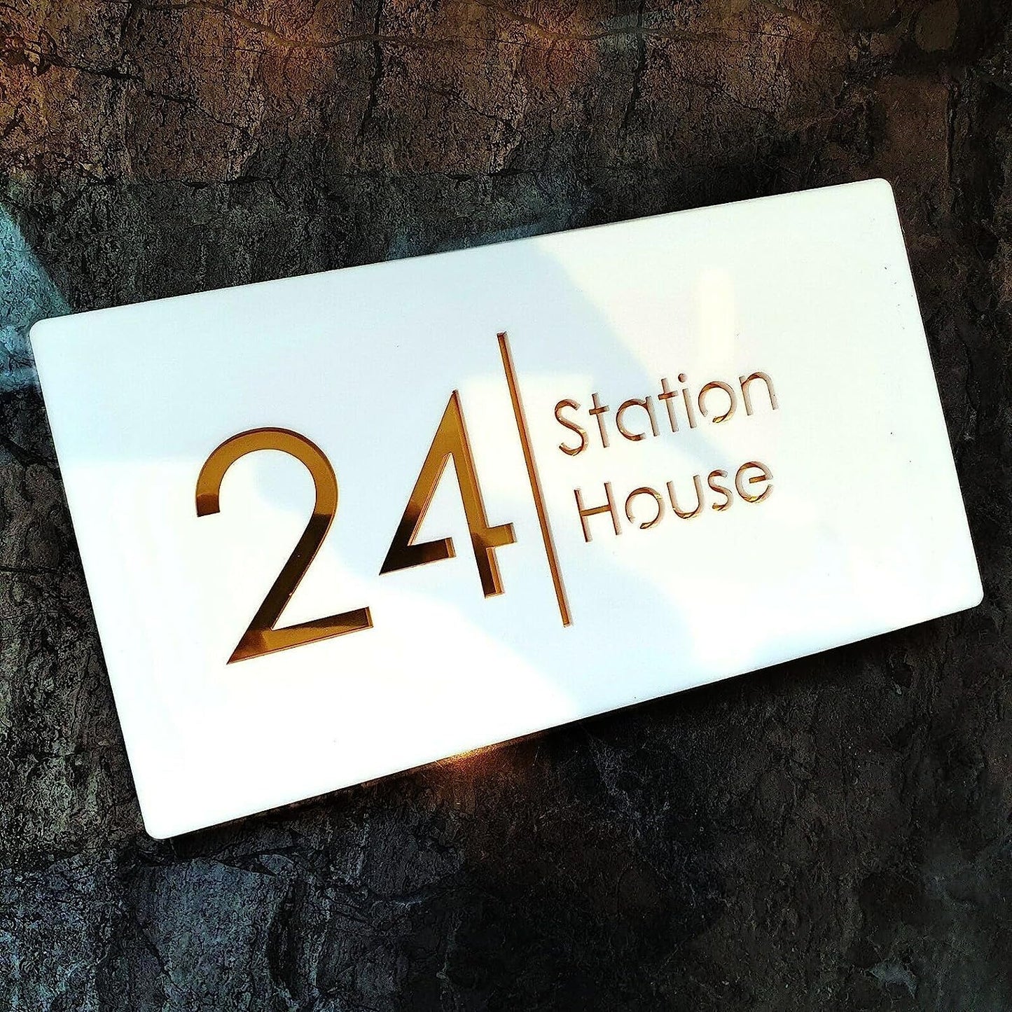 MustHome  | Customized name plate for home, Office | 15X30 cm
