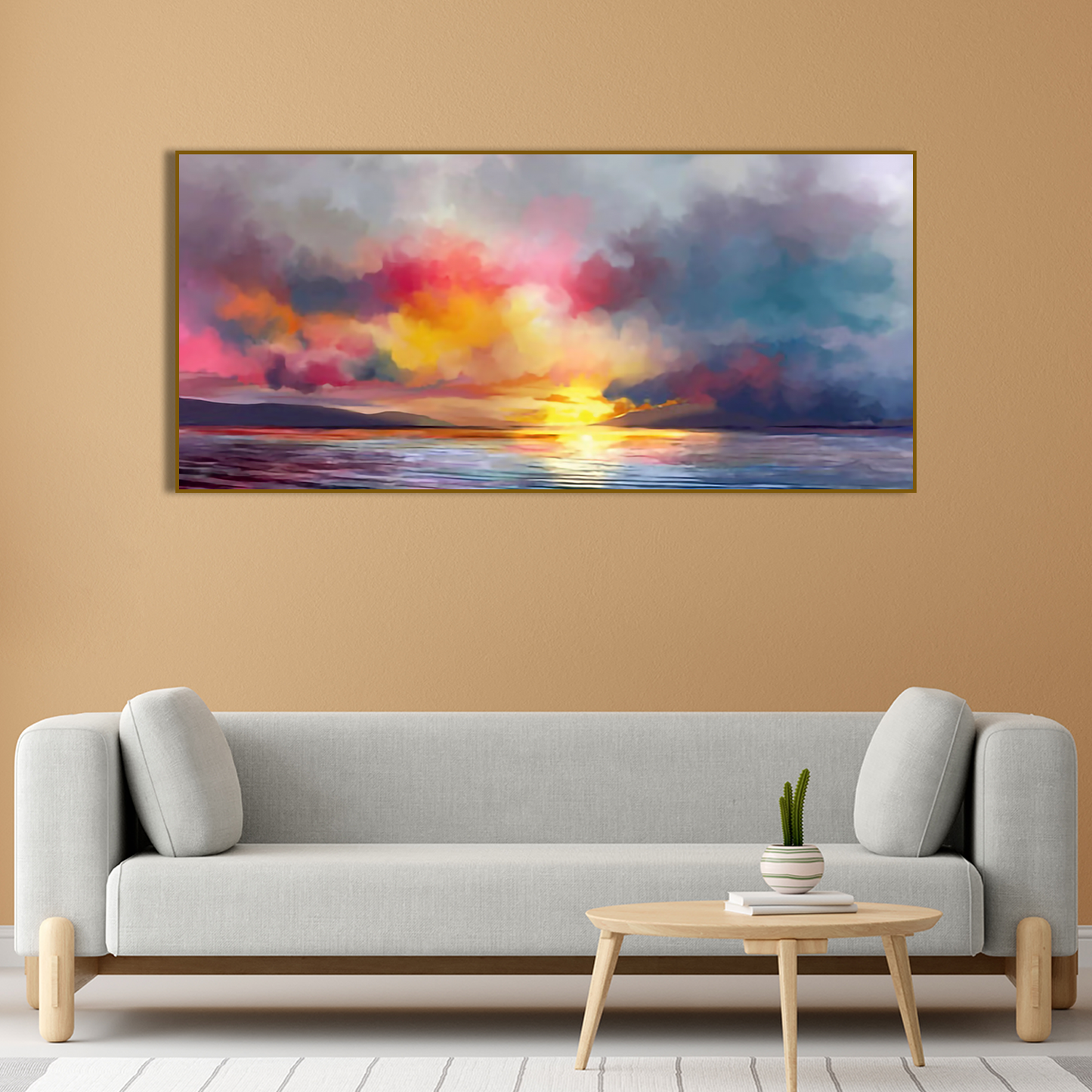 Euphoric Horizon Canvas Wall Painting