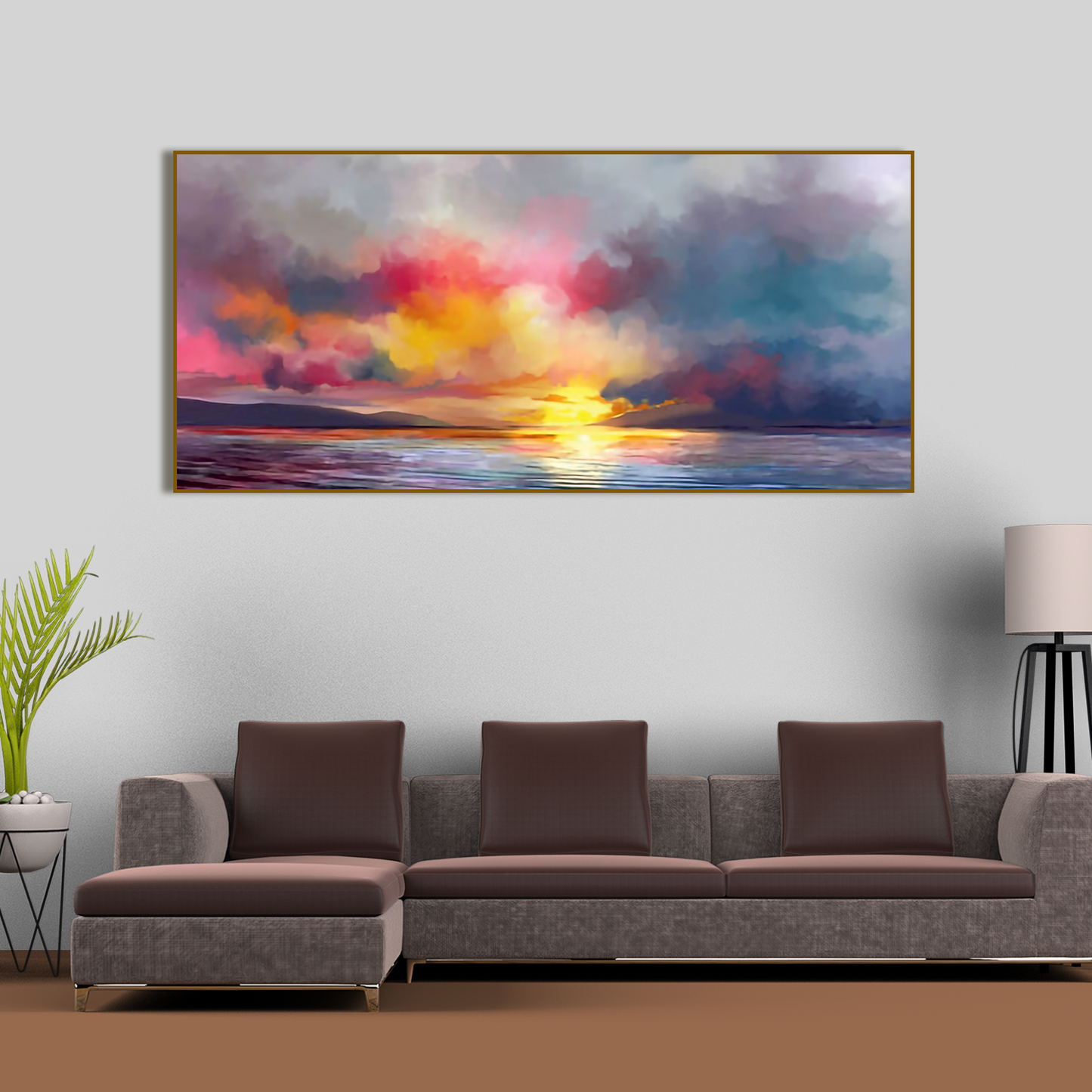 Euphoric Horizon Canvas Wall Painting