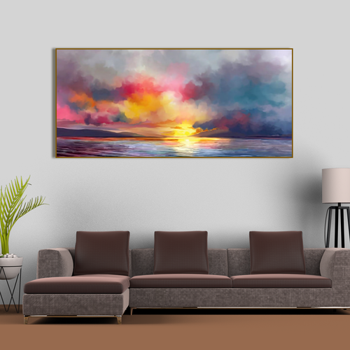 Euphoric Horizon Canvas Wall Painting