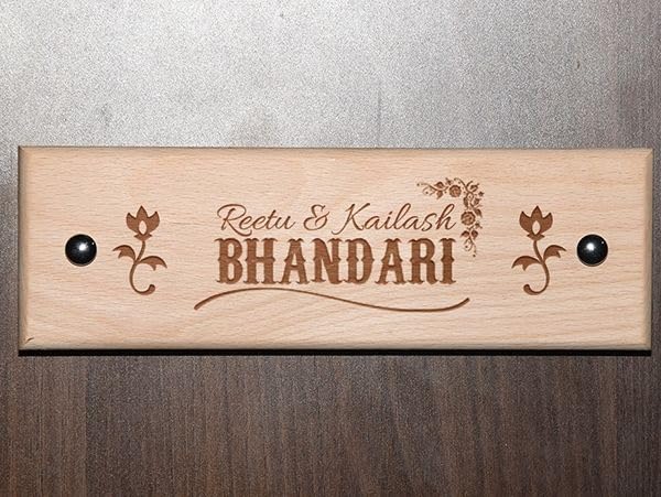 MustHome| Name Plate for Home Entrance  | 30x9cm |