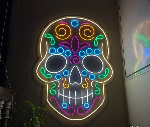 Skull Neon Sign