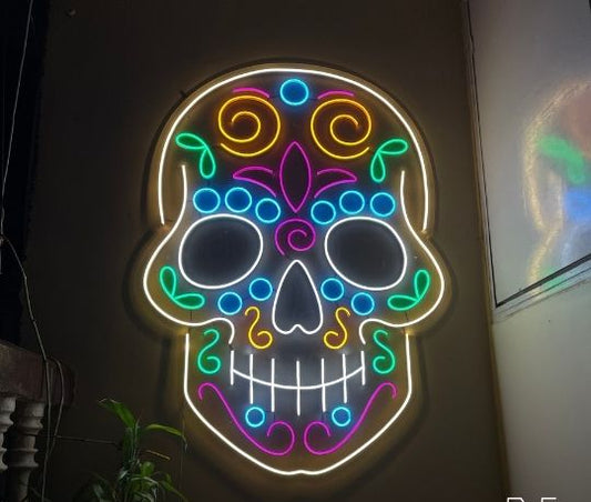 Skull Neon Sign