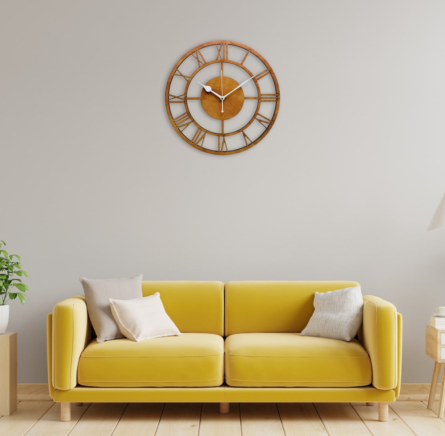 Stylish Wooden Wall Clock