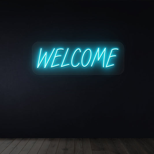 Welcome Neon Sign