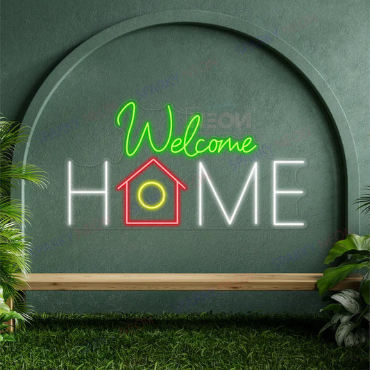 Welcome Home Neon Sign Led Light